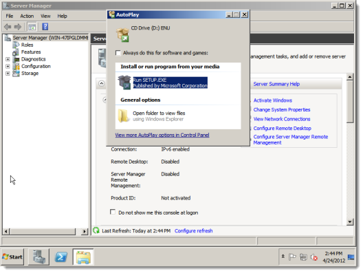 安装SQL sever 2008步骤1