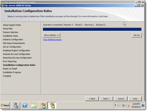 安装SQL sever 2008步骤34