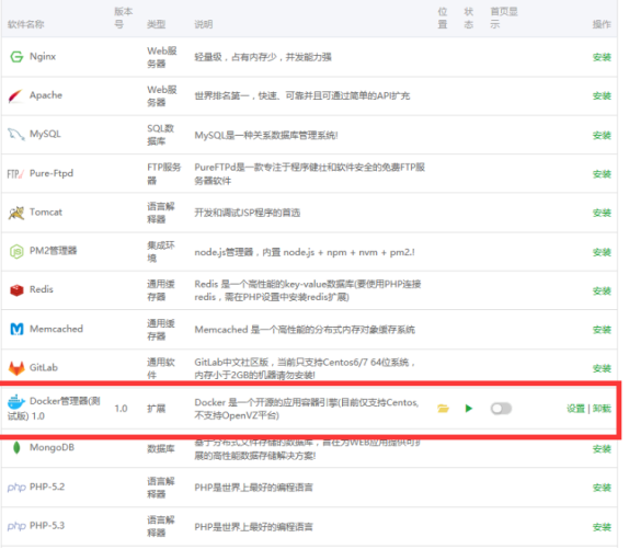 Docker管理器